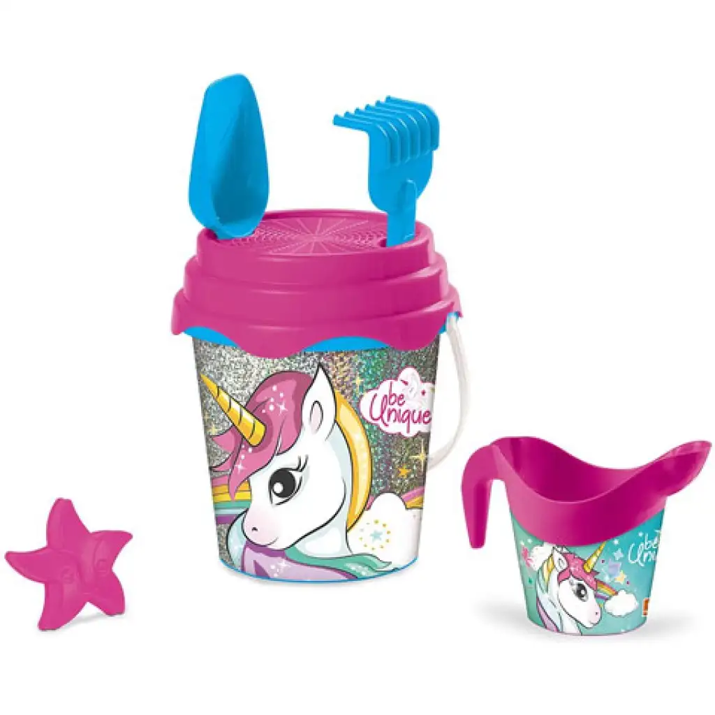 Unikornis homokozó szett vödörrel - Mondo Toys kép 1