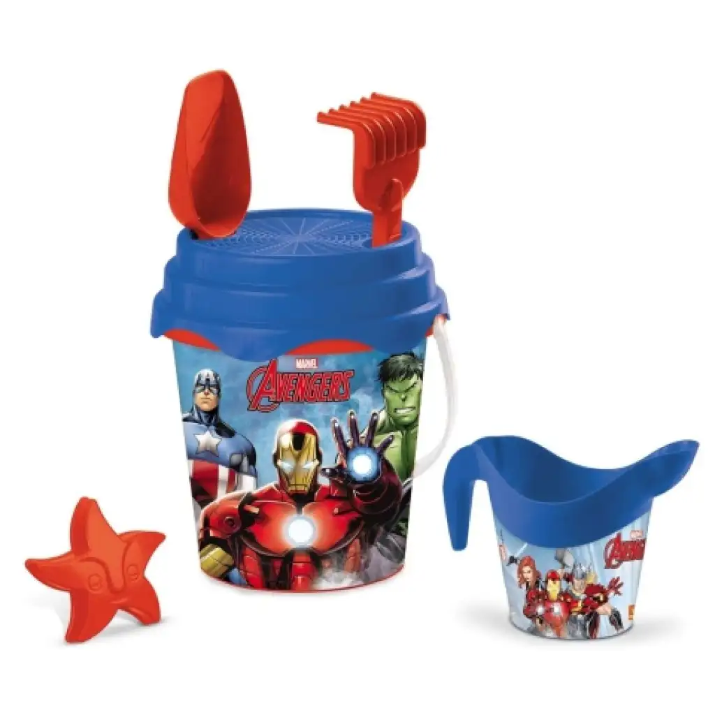 Bosszúállók homokozó vödör szett locsolókannával - Mondo Toys kép 1