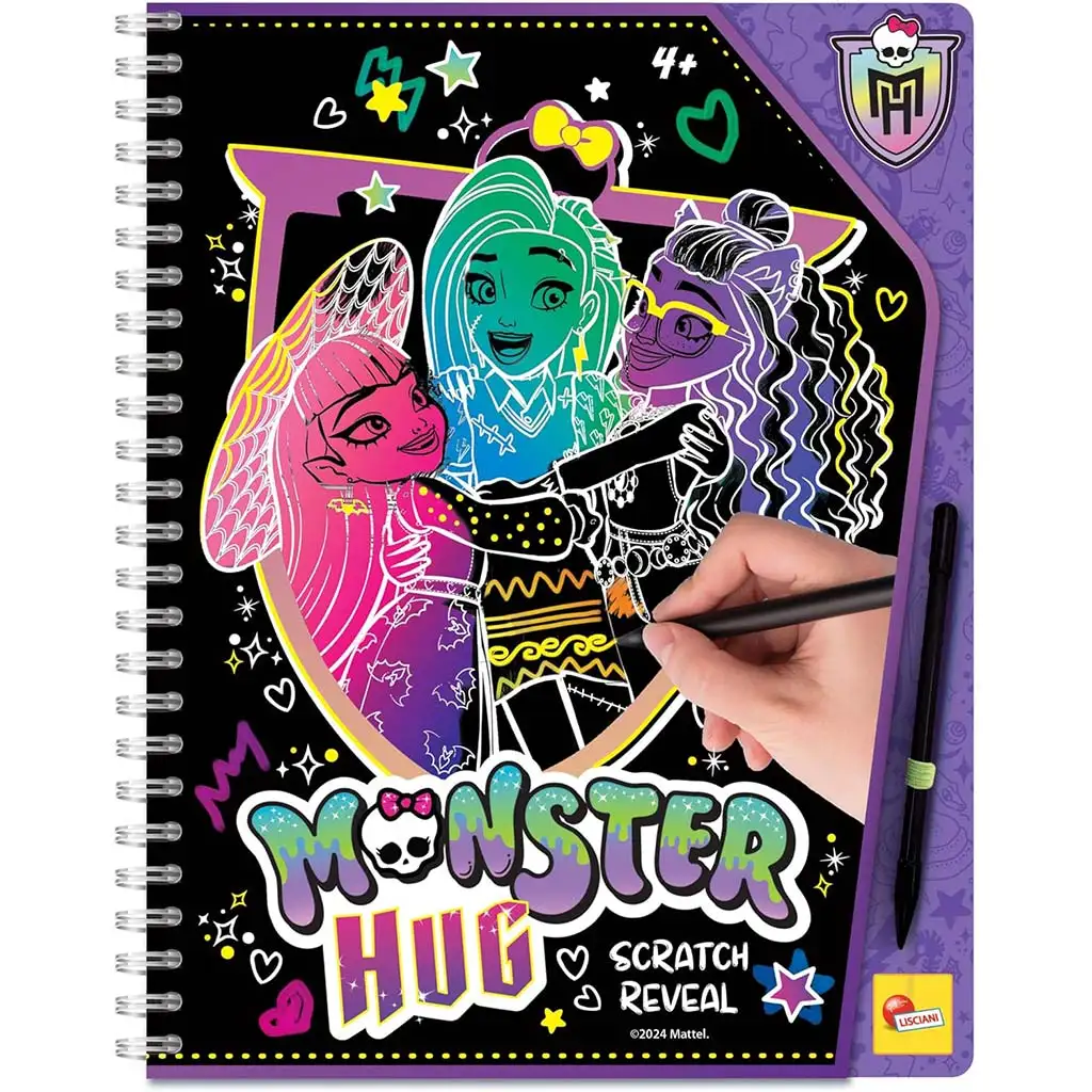 Monster High: Monster Hug képkarc készítő szett - Lisciani kép 1