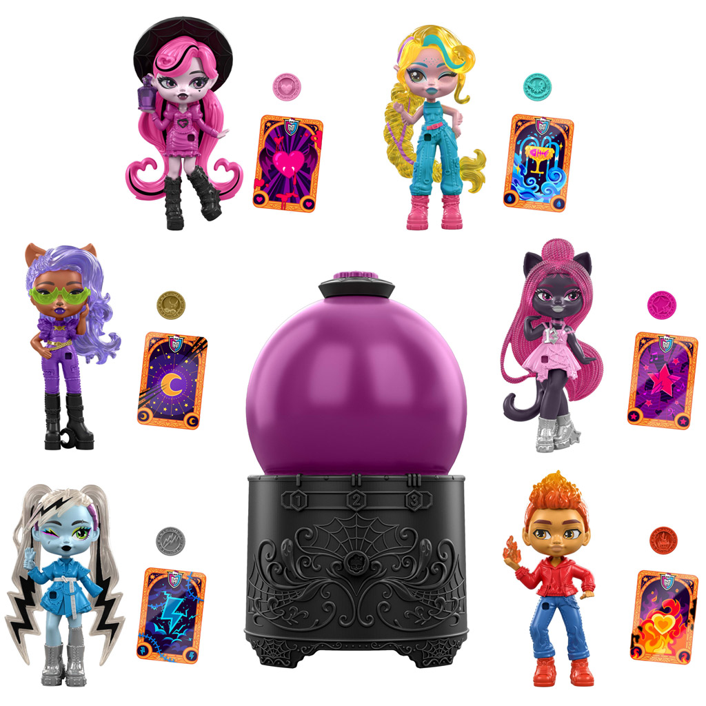 Monster High: Rémreveal meglepetés baba kristálygömbben 1db – Mattel kép 2