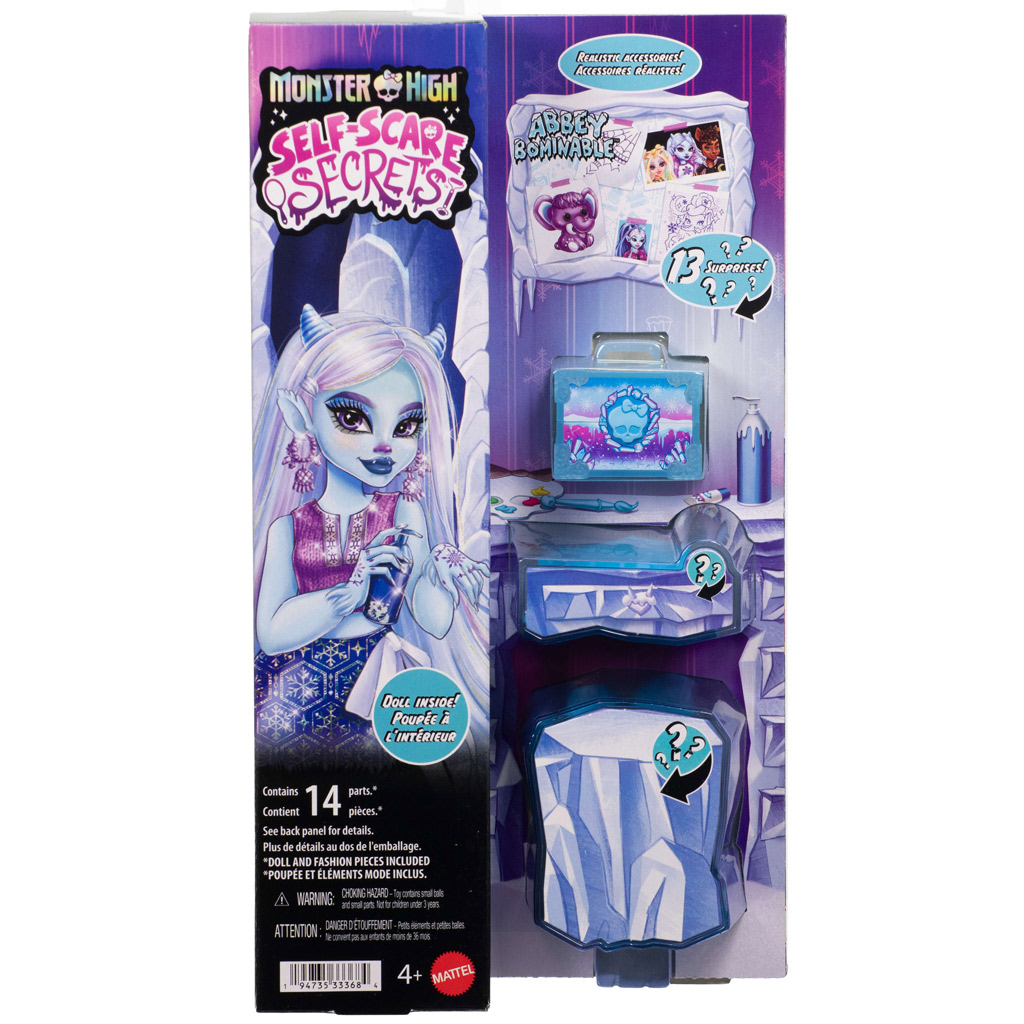 Monster High Rémségápolás Abbey Bominable baba kiegészítőkkel - Mattel kép 1