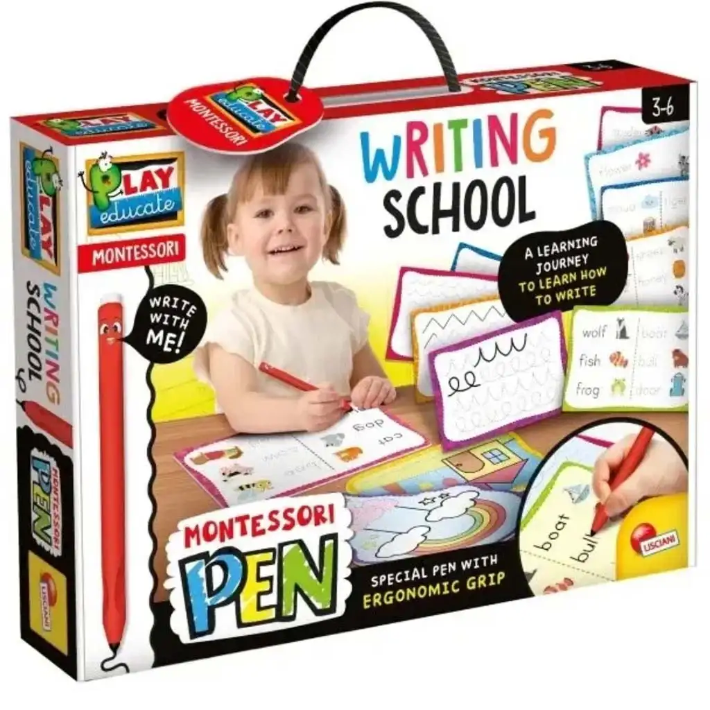 Montessori Pen: Készségfejlesztő szett speciális tollal - Lisciani kép 1