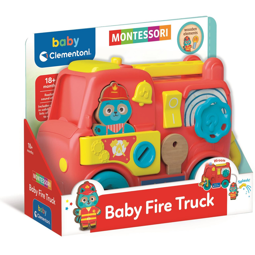 Montessori Tűzoltóautó - Clementoni baby kép 1