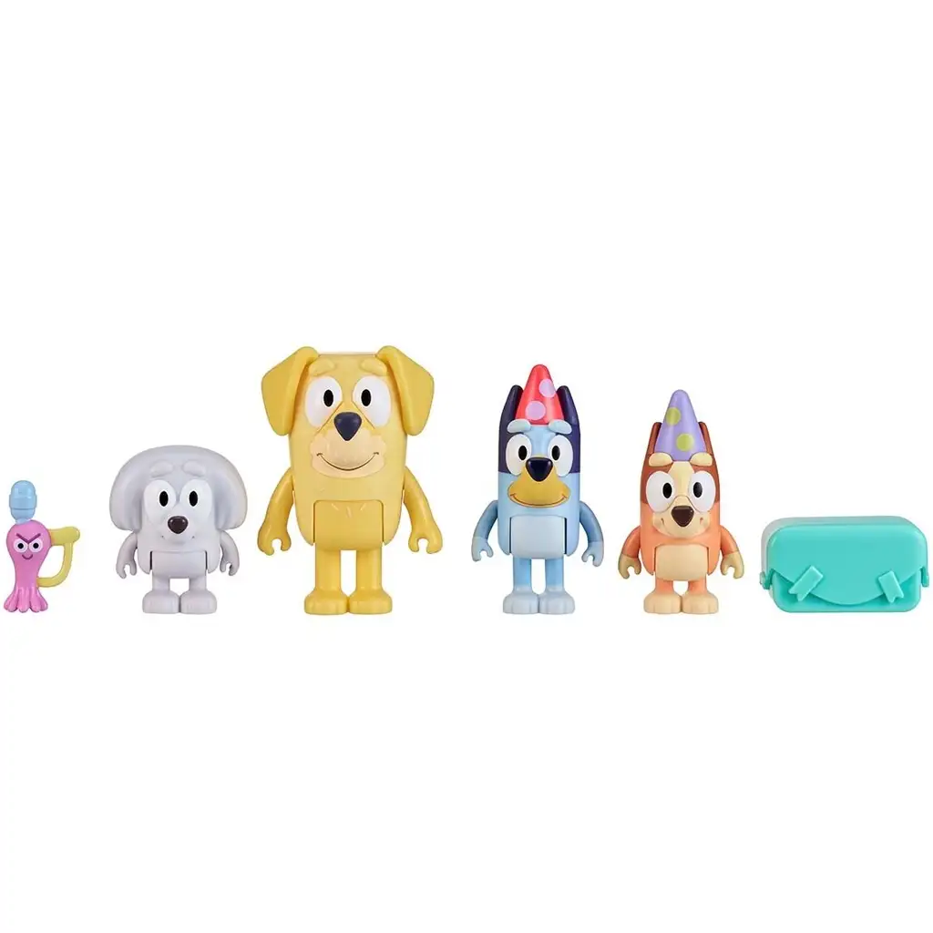 Bluey: Add tovább a csomagot 4db-os játékfigura szett kép 2