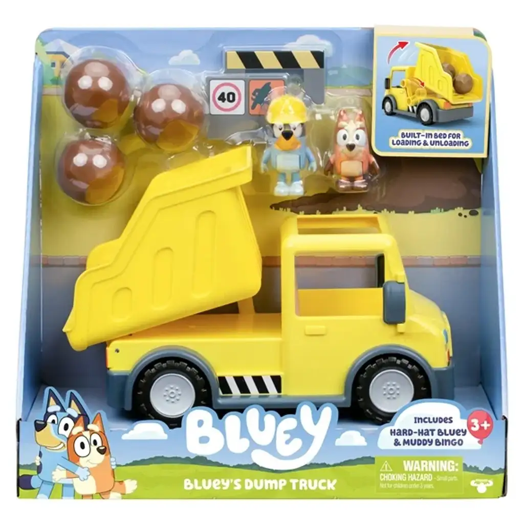 Bluey: Billenőplatós teherautó játékszett figurákkal kép 1
