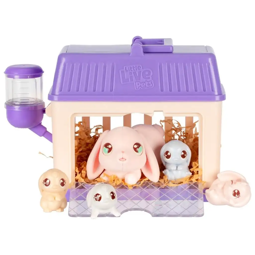 Little Live Pets: Nyuszi mama és kicsinyei játékszett kép 2