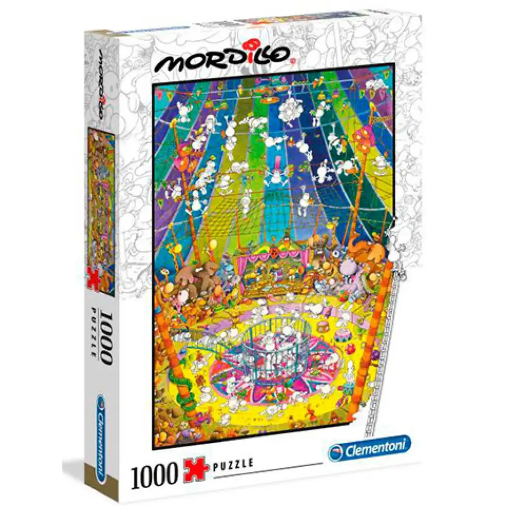 Mordillo A show puzzle 1000db-os - Clementoni kép 1