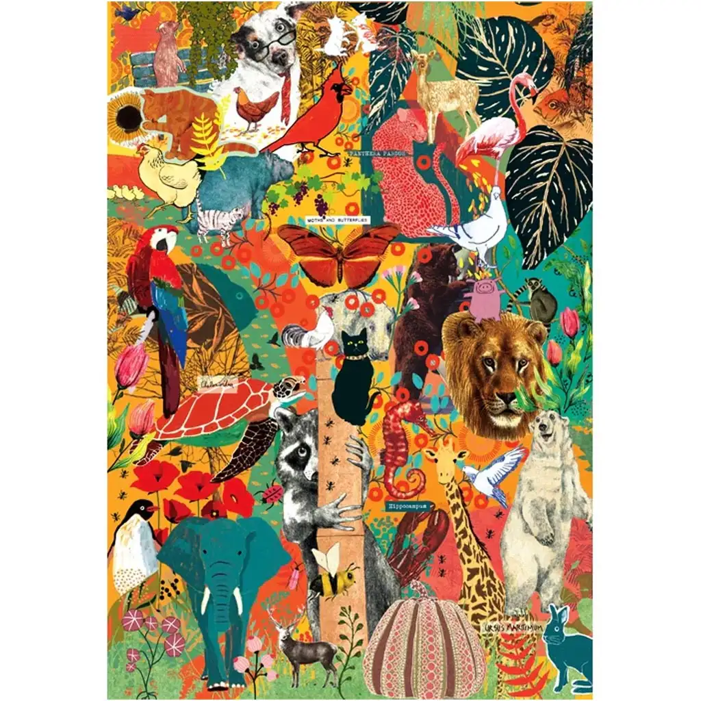 More is More: Állatok és botanikai csodák HQC 1000db-os puzzle - Clementoni kép 2
