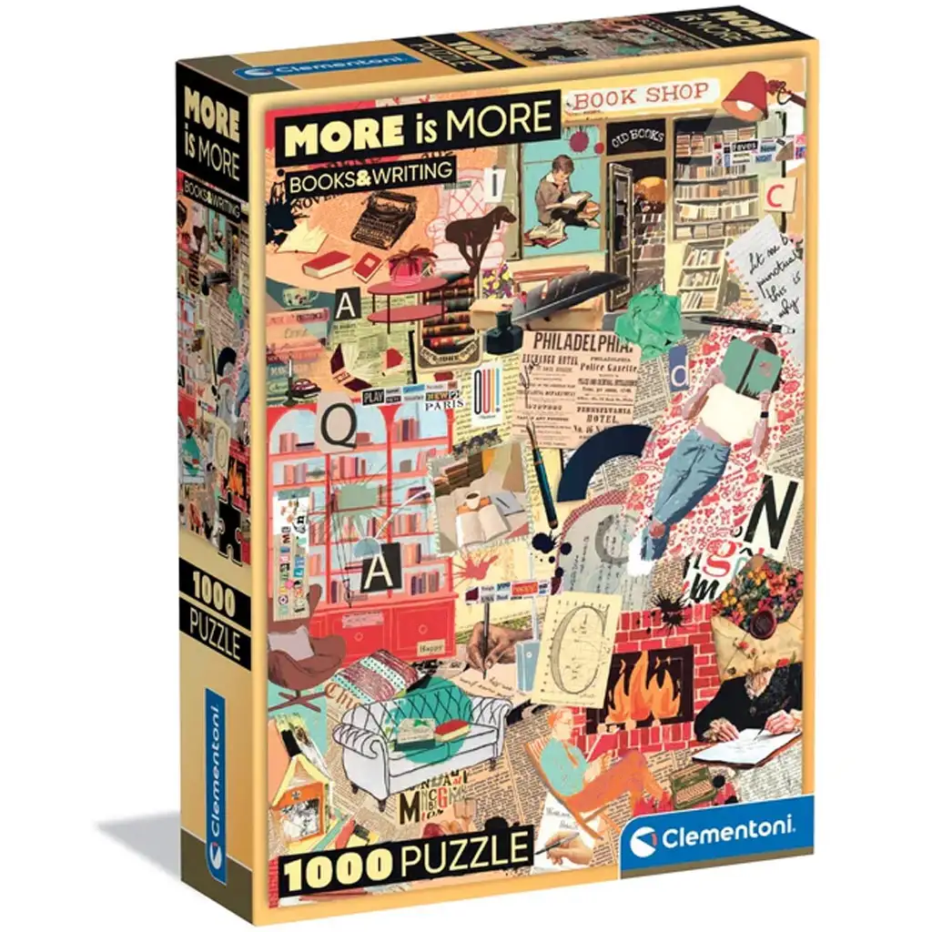 More is More: Könyvek és írás HQC 1000db-os puzzle - Clementoni kép 1