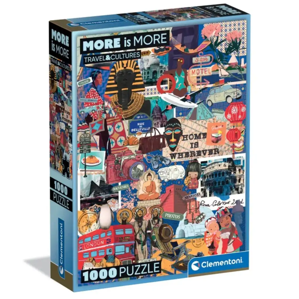 More is More: Utazás és kultúra 1000db-os puzzle - Clementoni kép 1