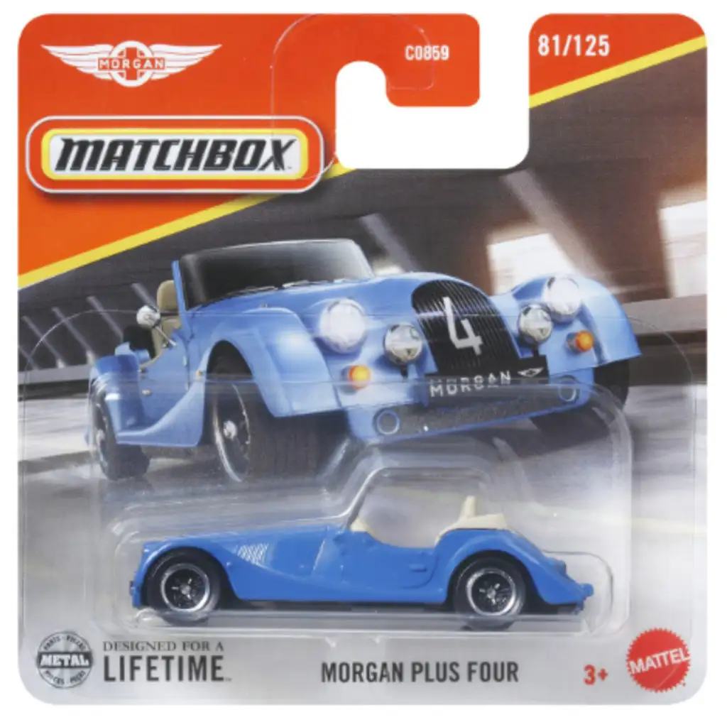 Matchbox: Morgan Plus Four kisautó 1/64 – Mattel kép 1
