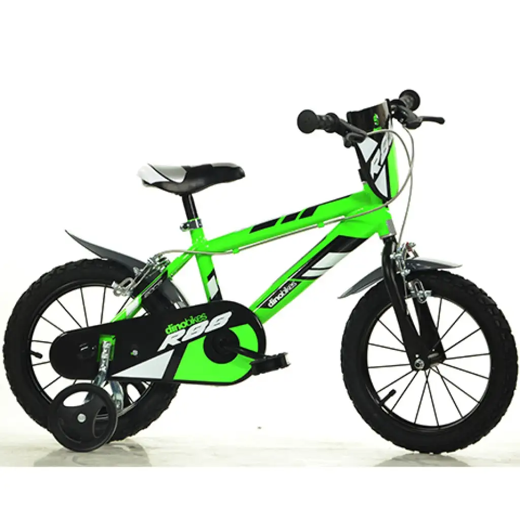 Mountain Bike R88 zöld-fekete gyerek bicikli 14-es méretben - Dino Bikes kerékpár kép 1