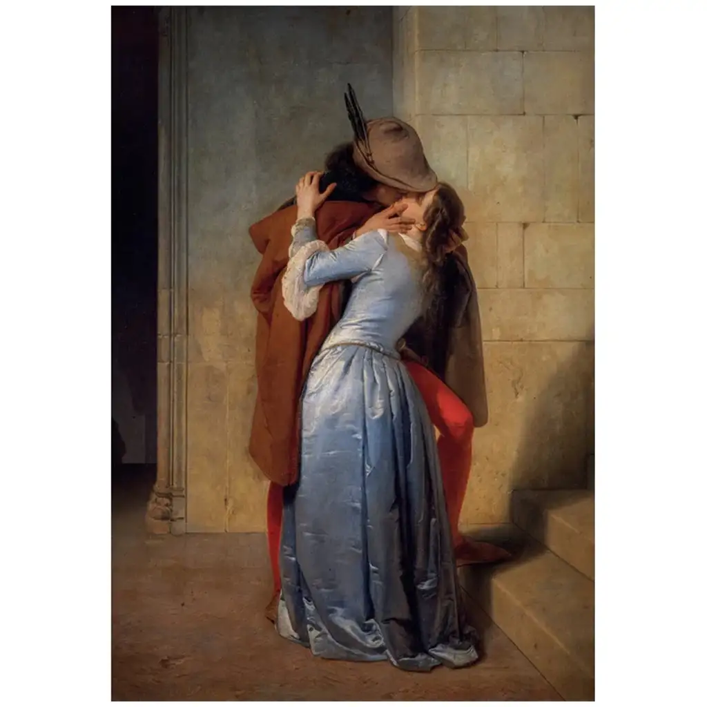 Museum Collection: Hayez - A csók HQC 1000db-os puzzle poszterrel - Clementoni kép 2