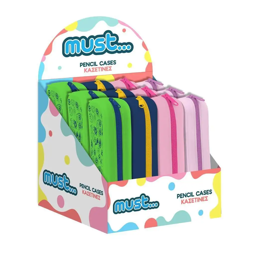 Must: Focus hengeres szilikon tolltartó 20x5x6cm több változatban kép 1