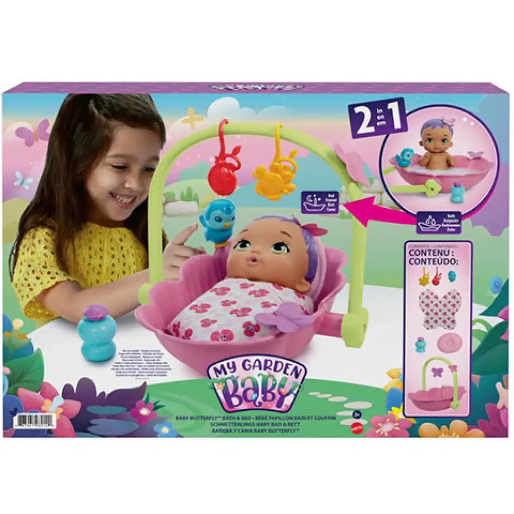 My Garden Baby: Édi-Bébi fürdetés játékszett - Mattel kép 1