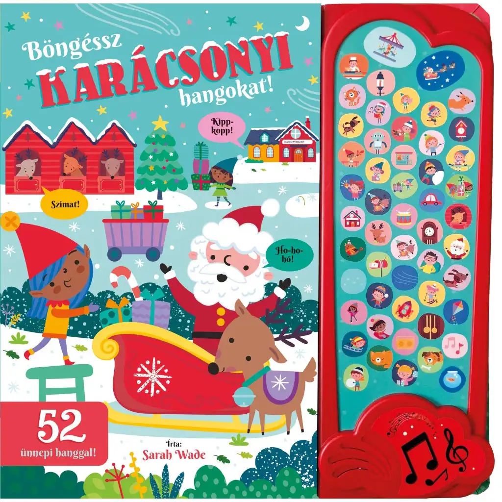 Böngéssz karácsonyi hangokat! Foglalkoztató könyv kép 1