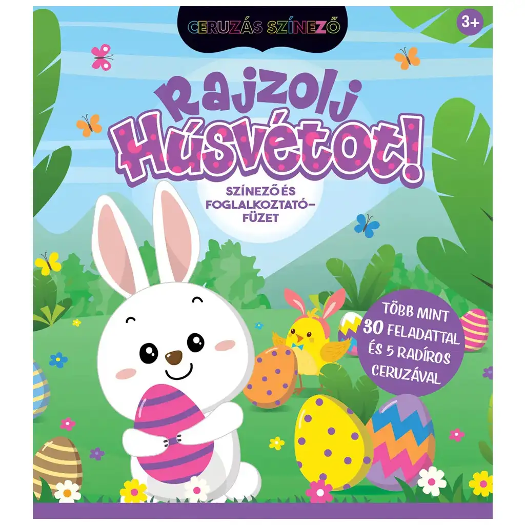 Ceruzás kifestő - Rajzolj húsvétot! kép 1