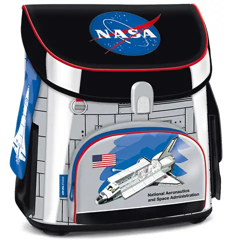 Nasa mágneszáras iskolatáska, hátizsák 33x41x24cm kép 1