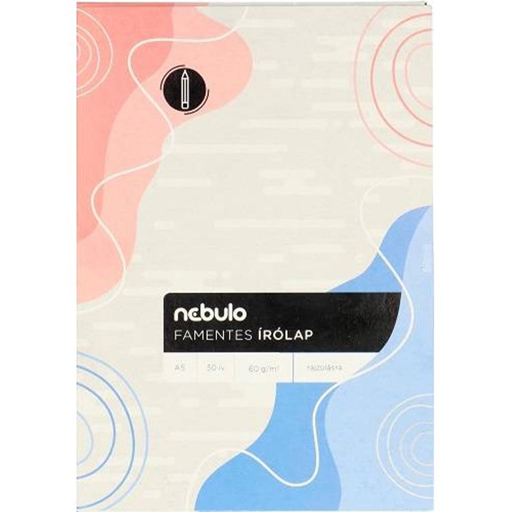 Nebulo: Famentes írólap A/5-ös fóliázott 50db kép 1