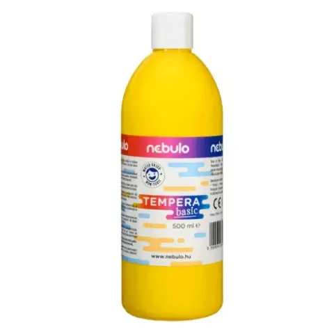 Nebulo: Sárga folyékony 500ml-es tempera palackban kép 1