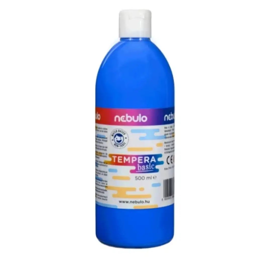 Nebulo: Világoskék folyékony 500ml-es tempera palackban kép 1