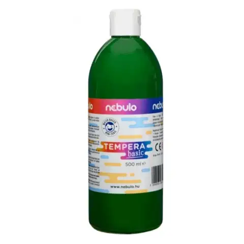 Nebulo: Zöld folyékony 500ml-es tempera palackban kép 1