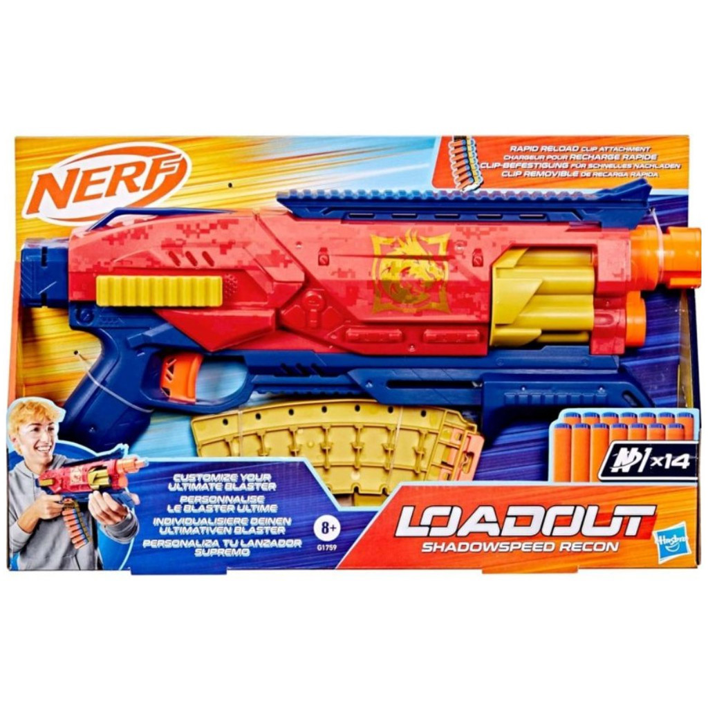 Nerf: Loadout Shadowspeed Recon szivacslövő fegyver – Hasbro kép 1