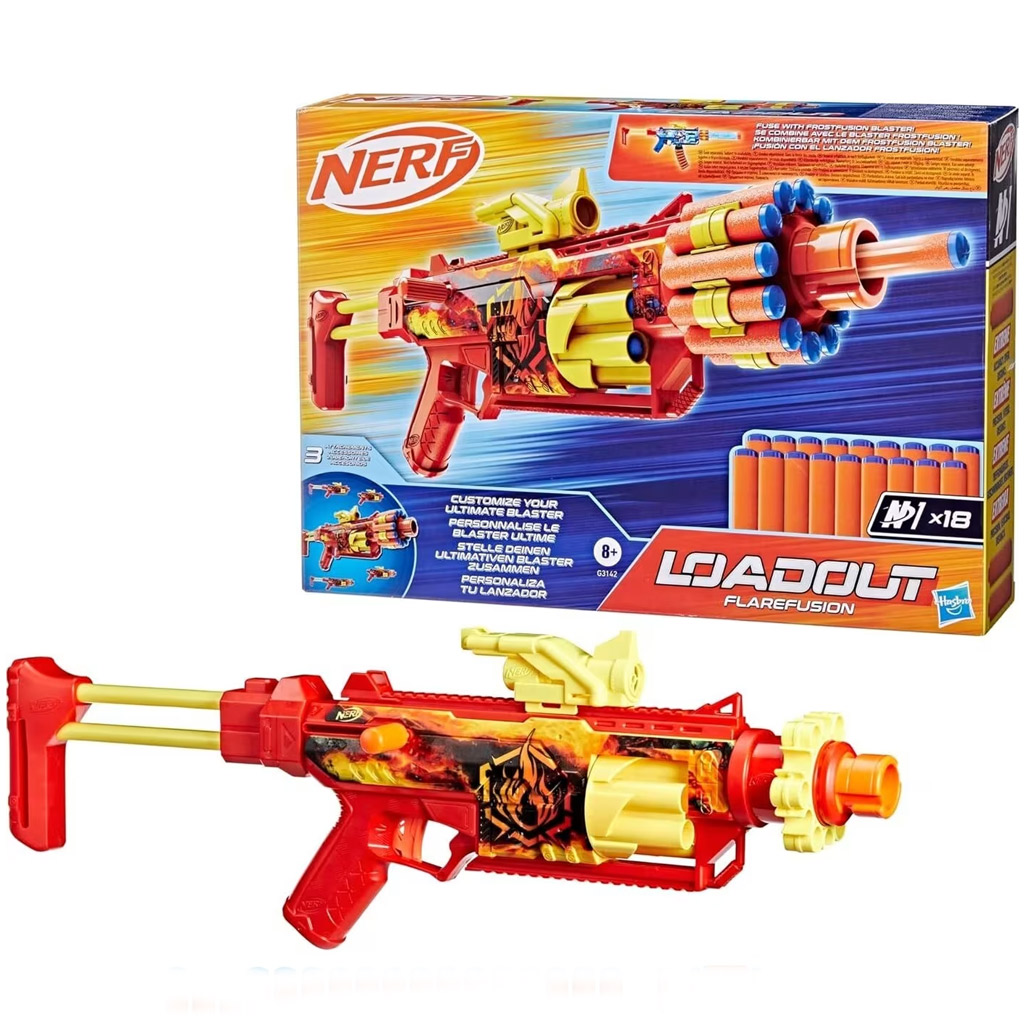 Nerf: Loadout Flarefusion szivacslövő fegyver - Hasbro kép 1