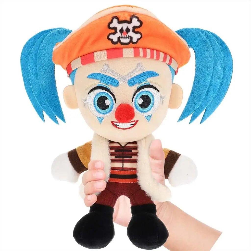 Netflix: One Piece - Buggy karakter plüssfigura 20cm kép 3