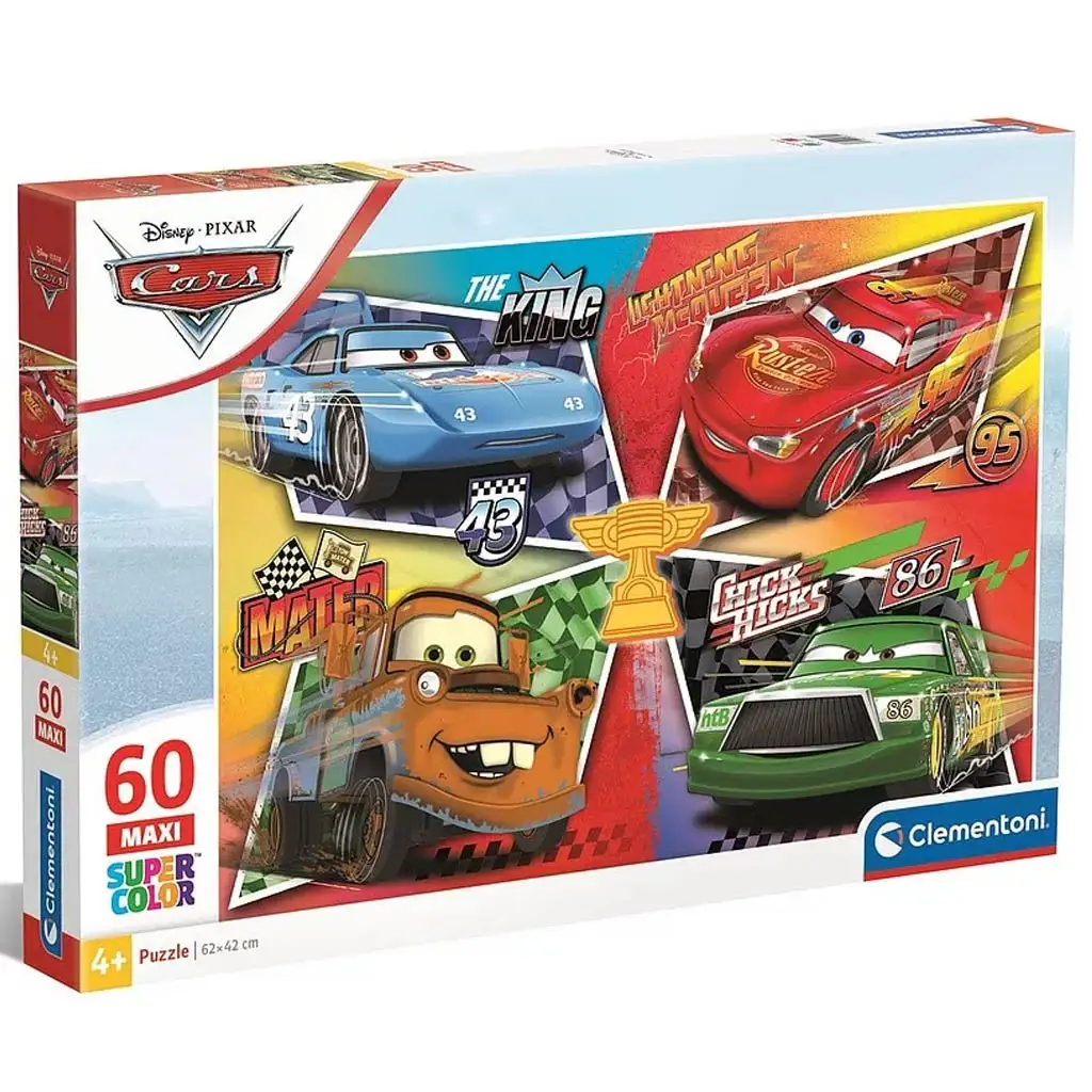 Verdák: Maxi Super Color Puzzle 60 darabos - Clementoni kép 1
