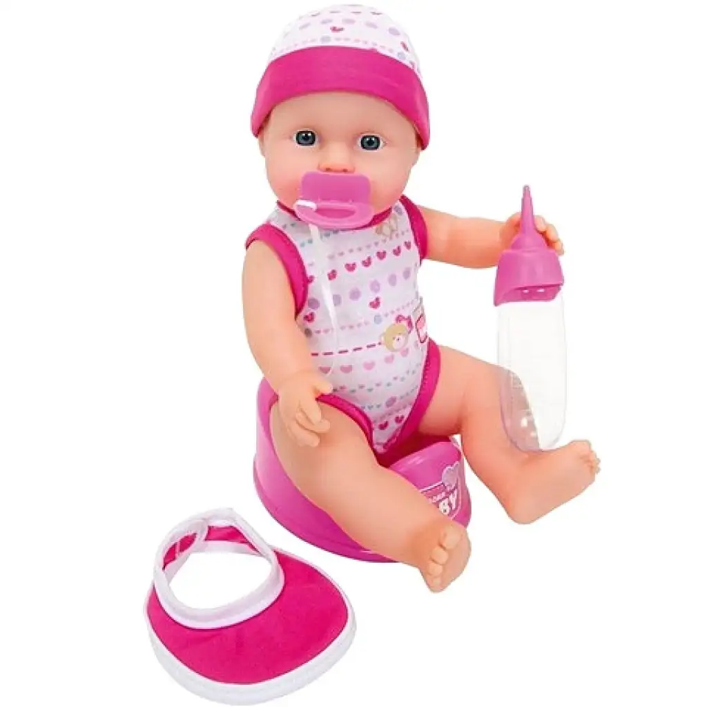New Born pisilős baba kiegészítőkkel - Simba Toys kép 2