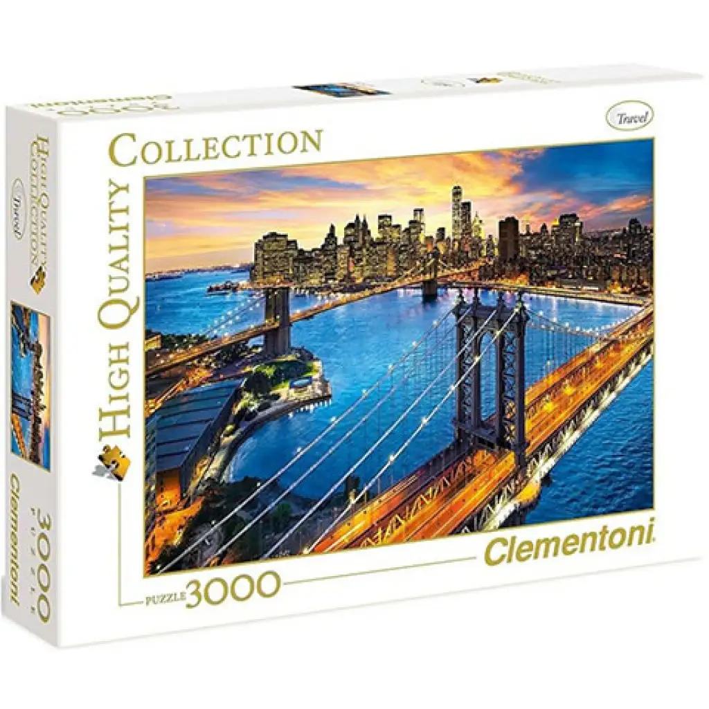 New York HQC puzzle 3000db-os - Clementoni kép 1