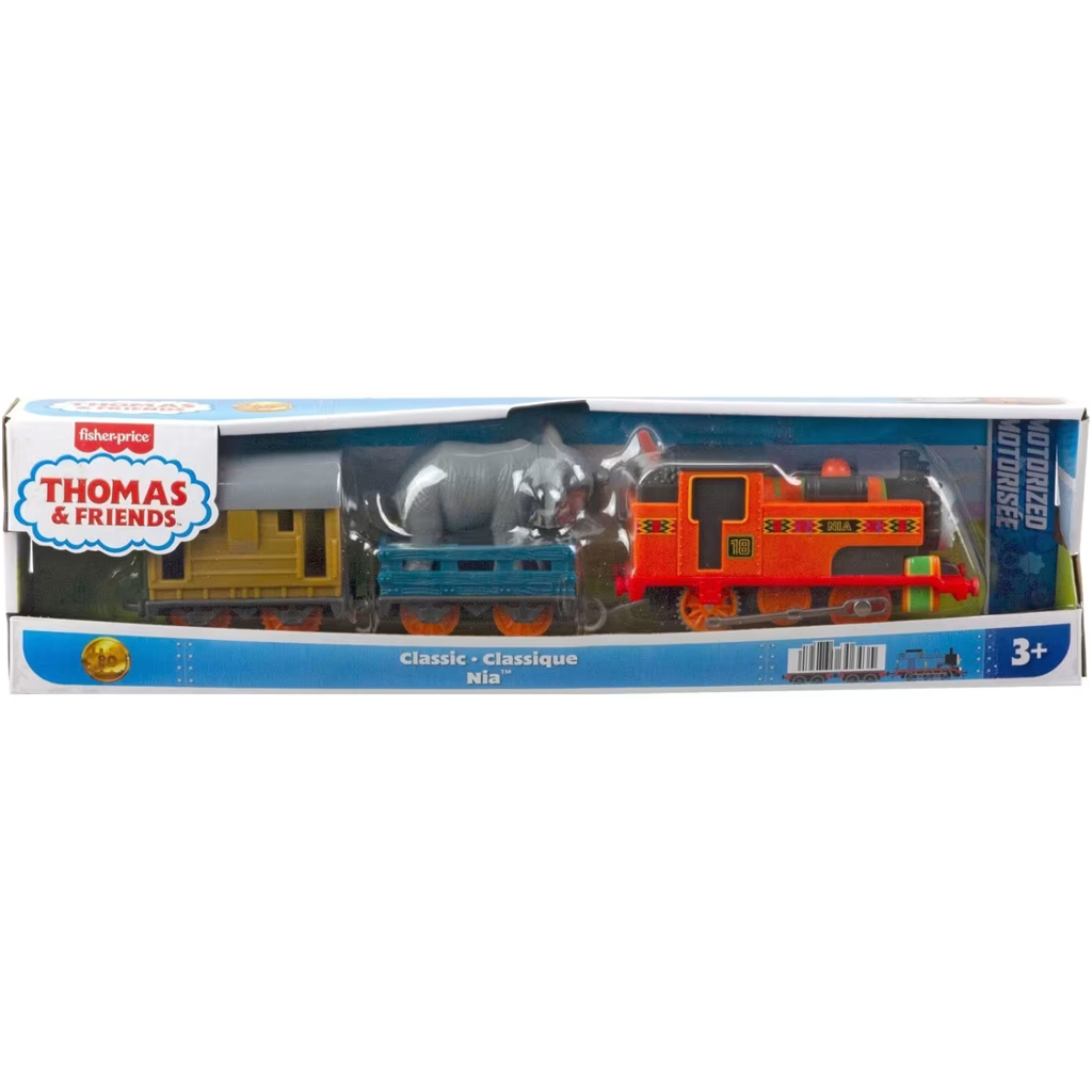 Fisher-Price: Thomas és barátai - Nia motorizált mozdony rakománnyal - Mattel kép 1