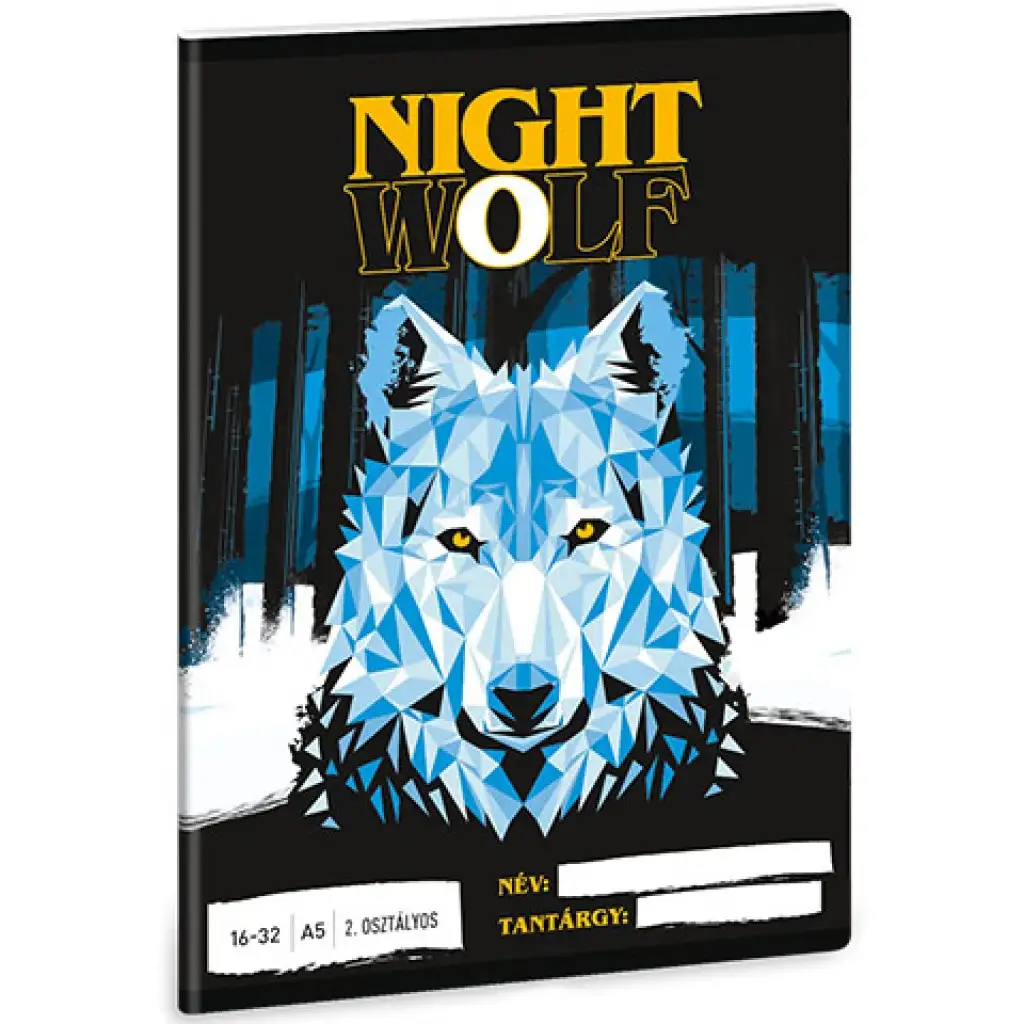 Ars Una: Nightwolf 2.osztályos vonalas füzet A/5 16-32 kép 1