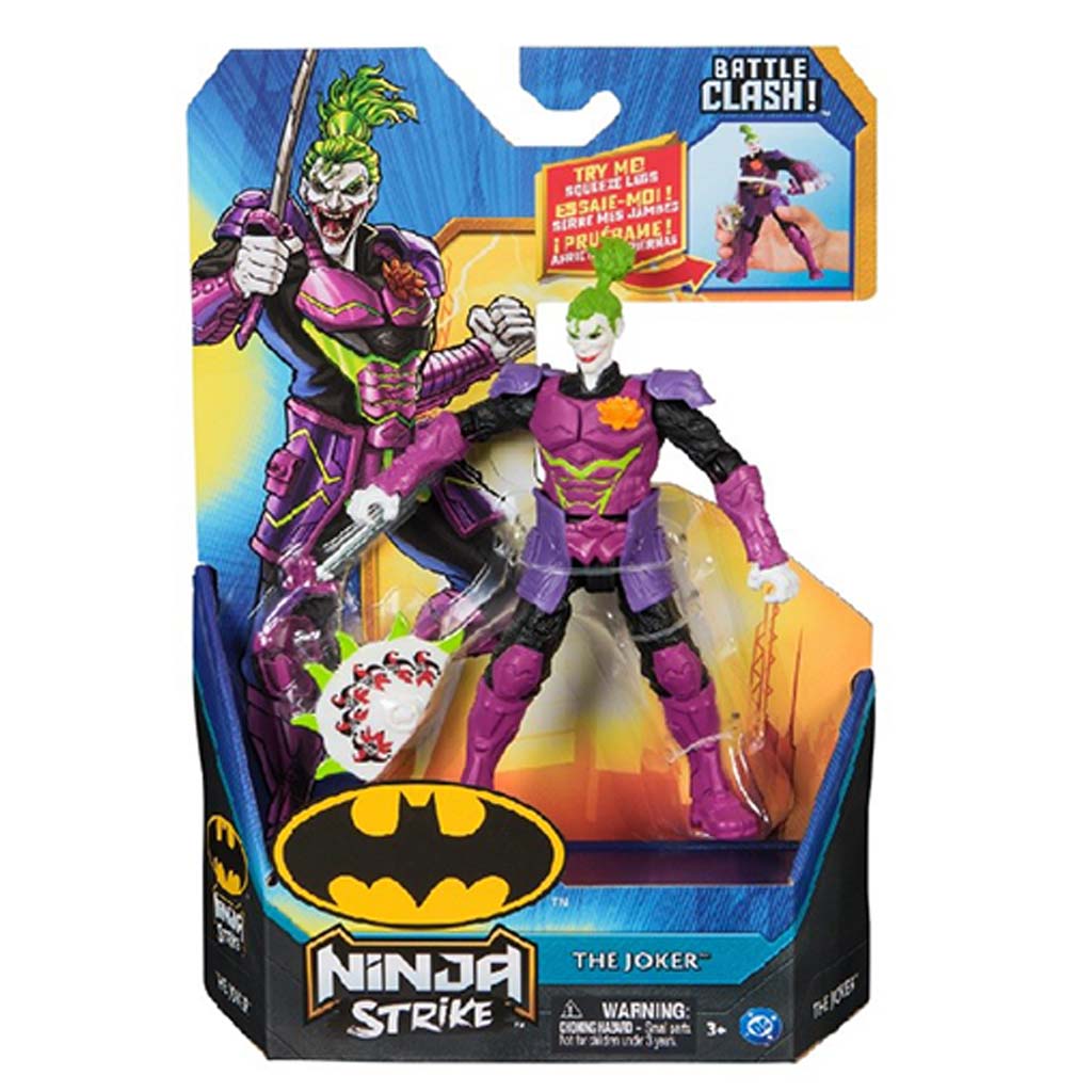DC Ninja Strike: Battle Clash Joker figura 15cm - Spin Master kép 1
