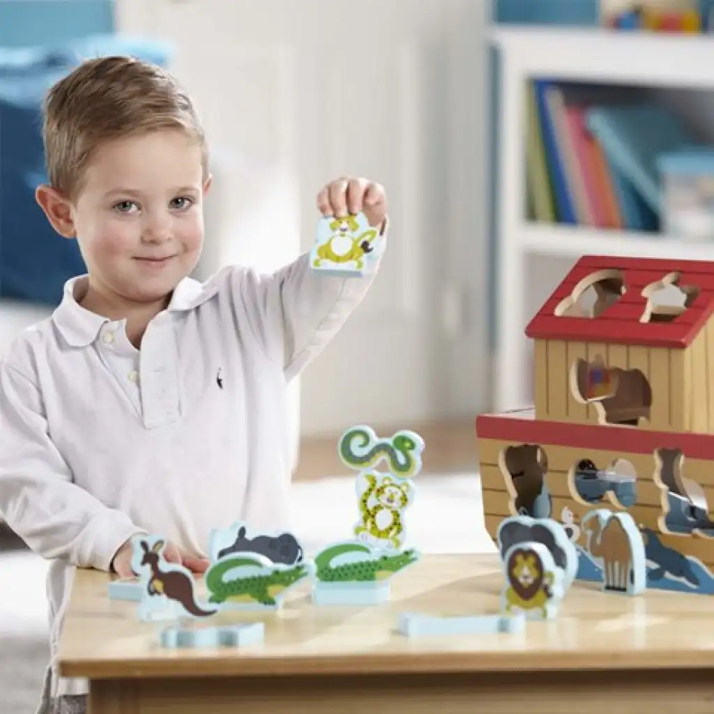 Noé bárkája formaegyeztető játék - Melissa & Doug kép 3