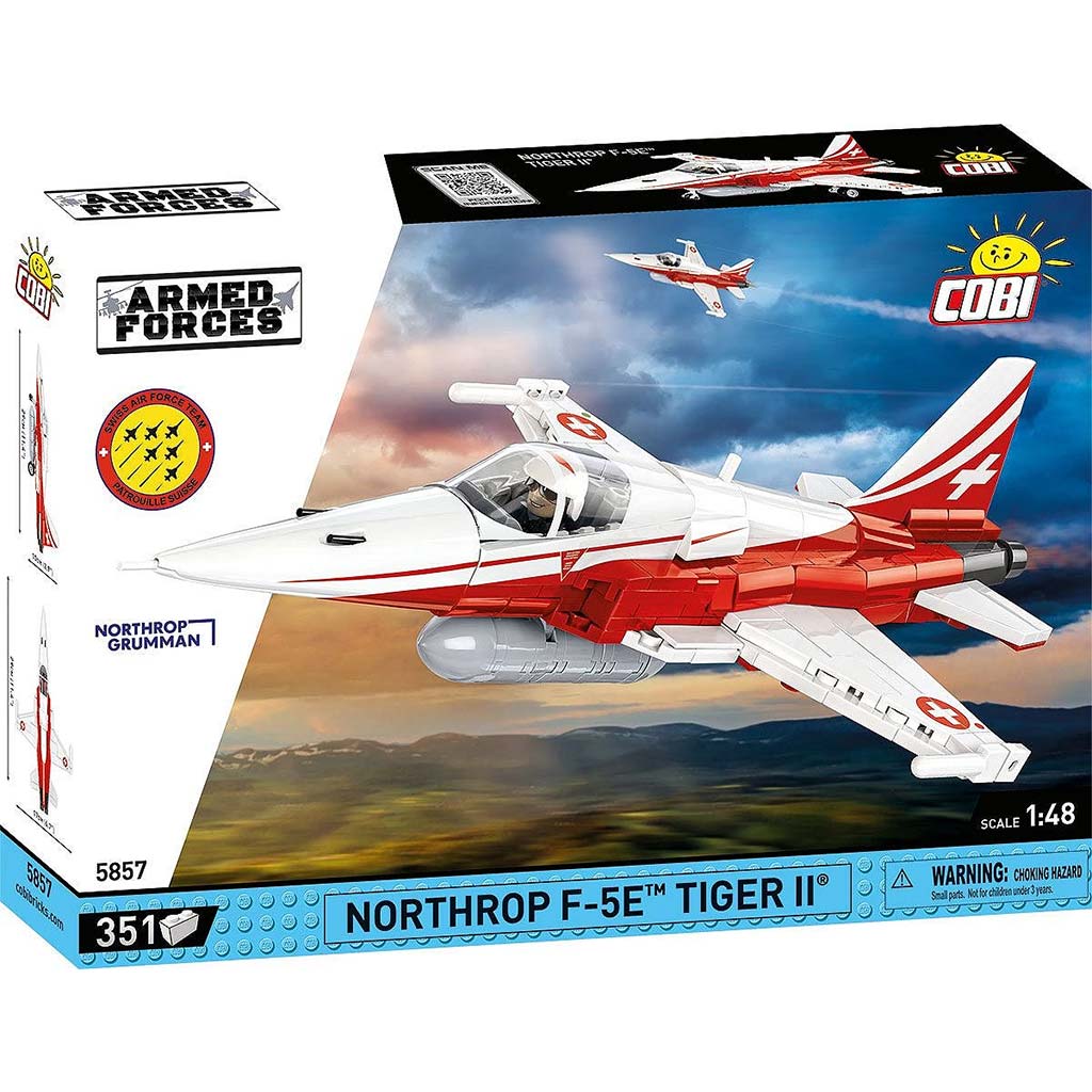 COBI: Northrop F-5 Tiger II repülőgép építőjáték (5857) kép 1