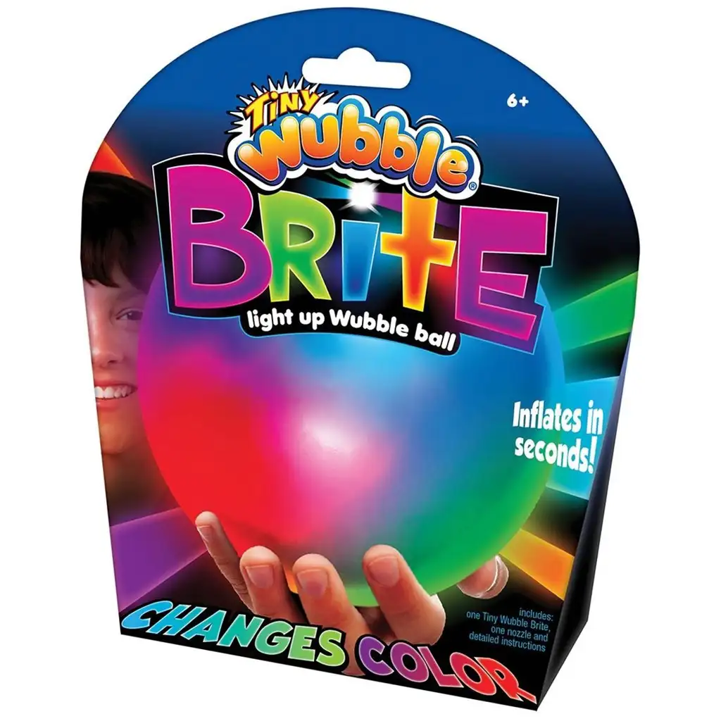 Tiny Wubble Brite világító buboréklabda színváltós led fénnyel 30cm kép 1