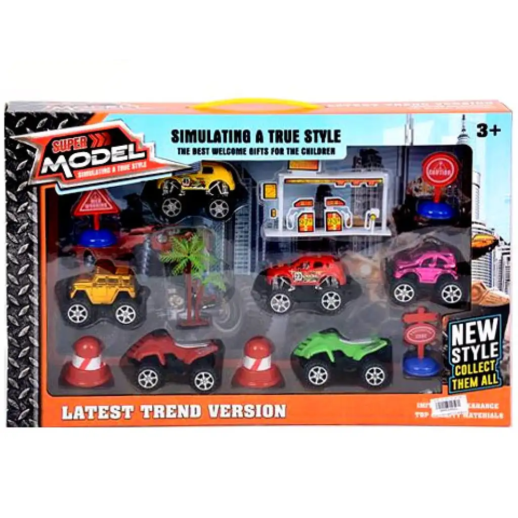 Offroad játékszett 6db autóval kép 1