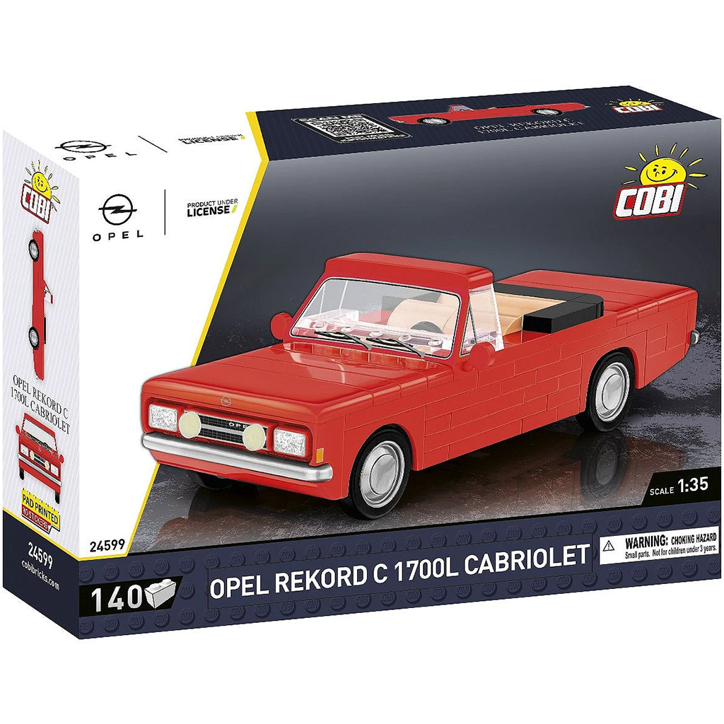 COBI: Opel Rekord C 1700 L kabrió építőjáték (24599) kép 1