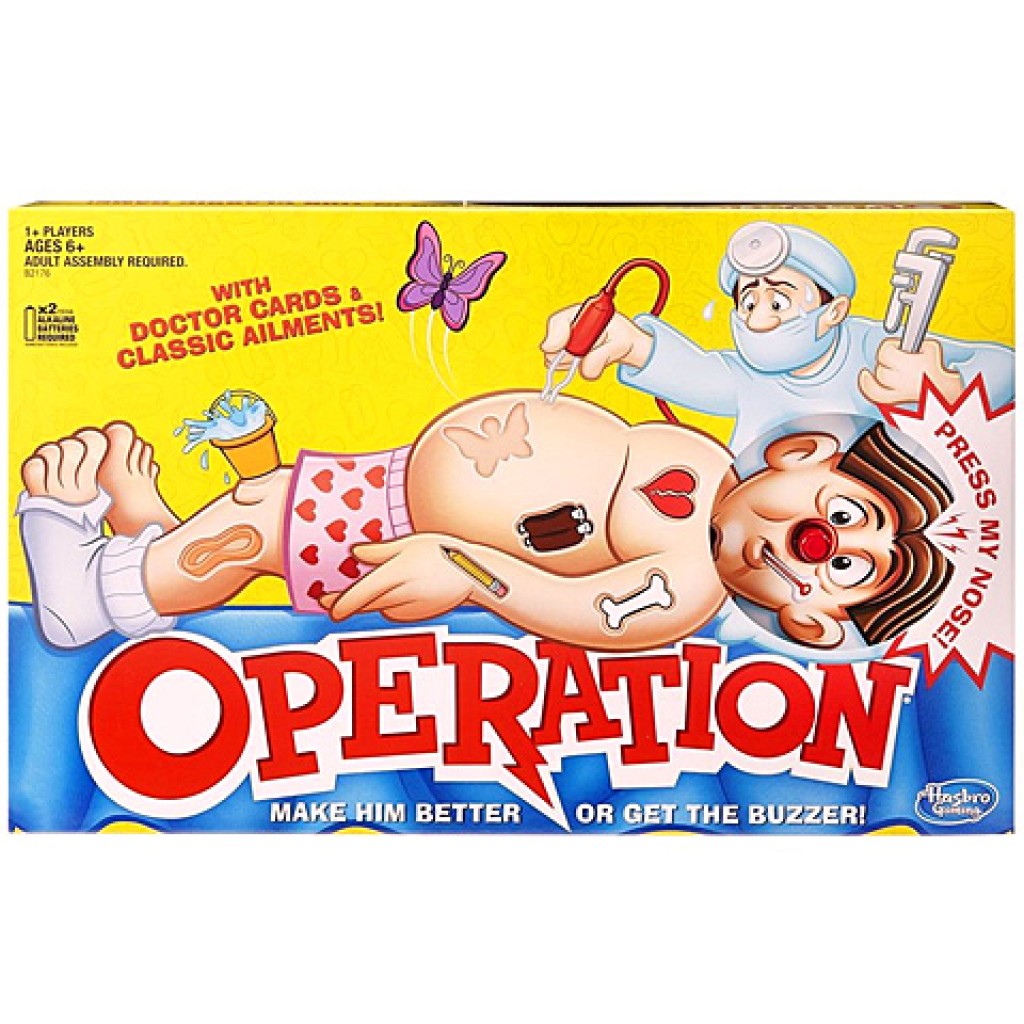 Operáció ügyességi társasjáték - Hasbro kép 1