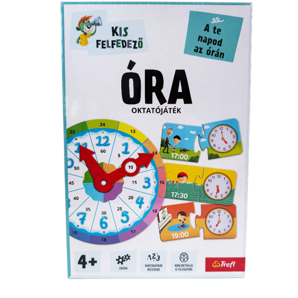 Kis felfedező: Óra oktatójáték új kiadás - Trefl kép 1