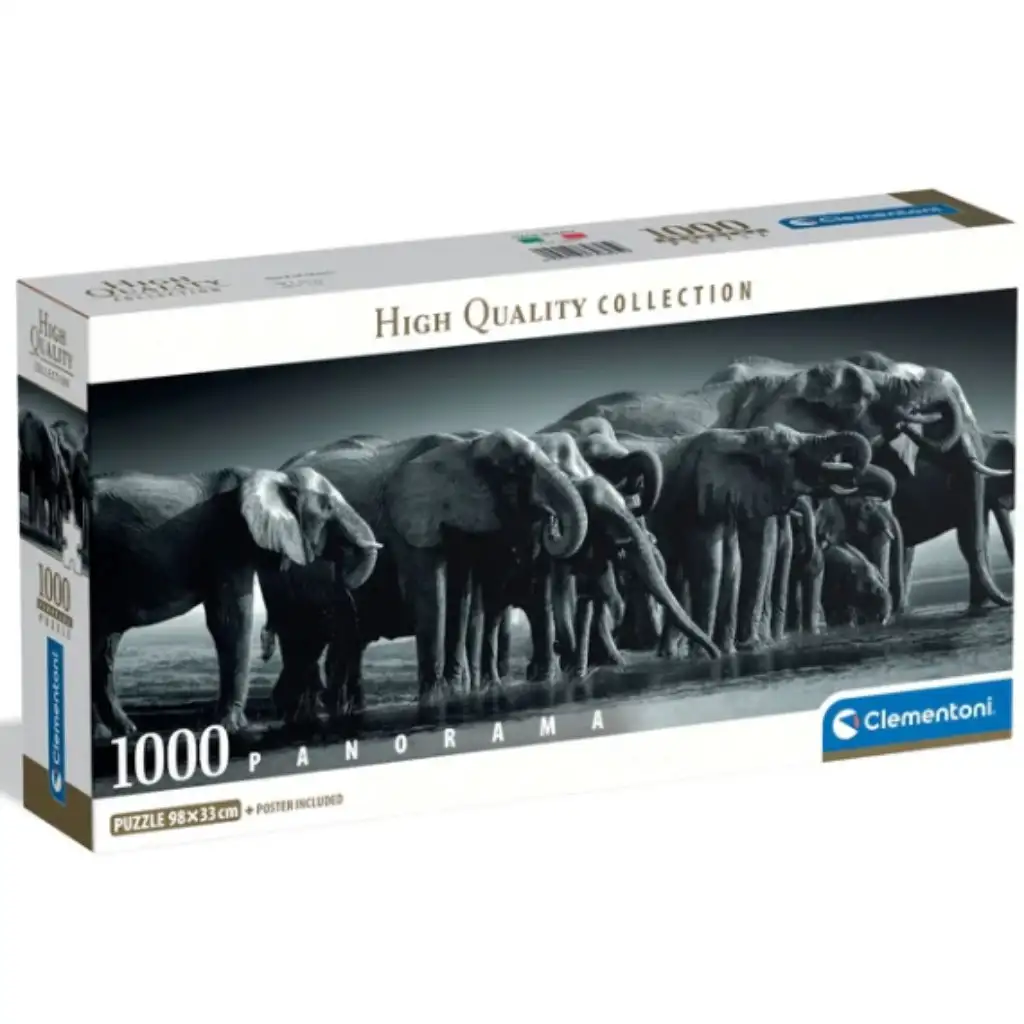Óriások csordája HQC 1000db-os panoráma puzzle - Clementoni kép 1