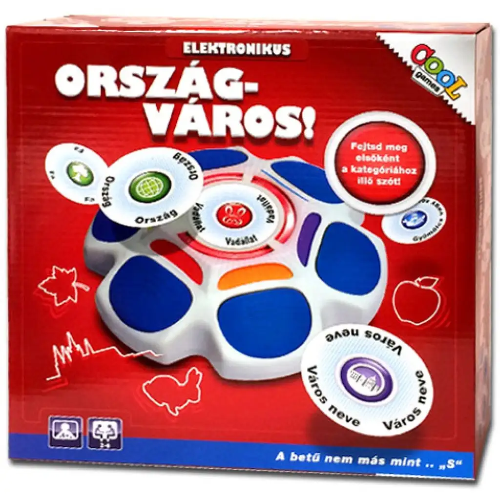 Ország-Város elektronikus társasjáték kép 1