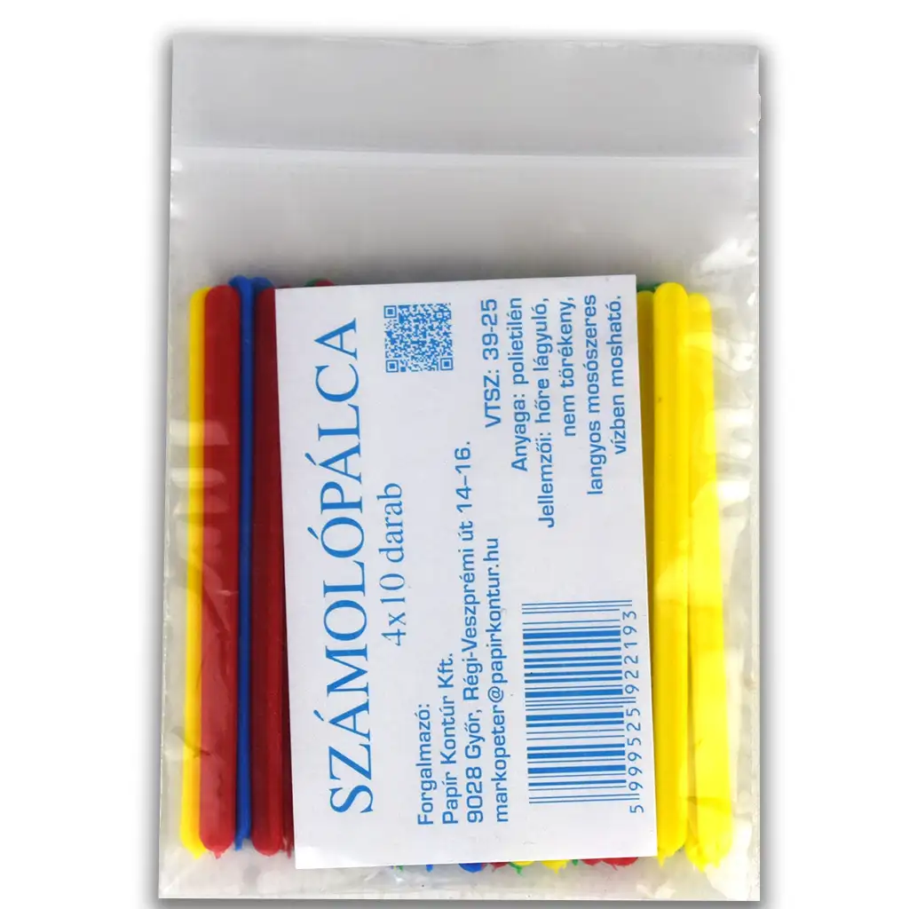 Színes számolópálca 40db-os kép 1