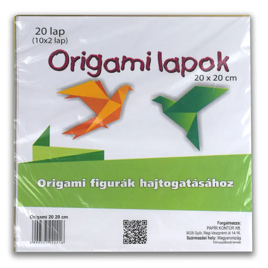 Origami lapok 20x20cm 20db-os kép 1