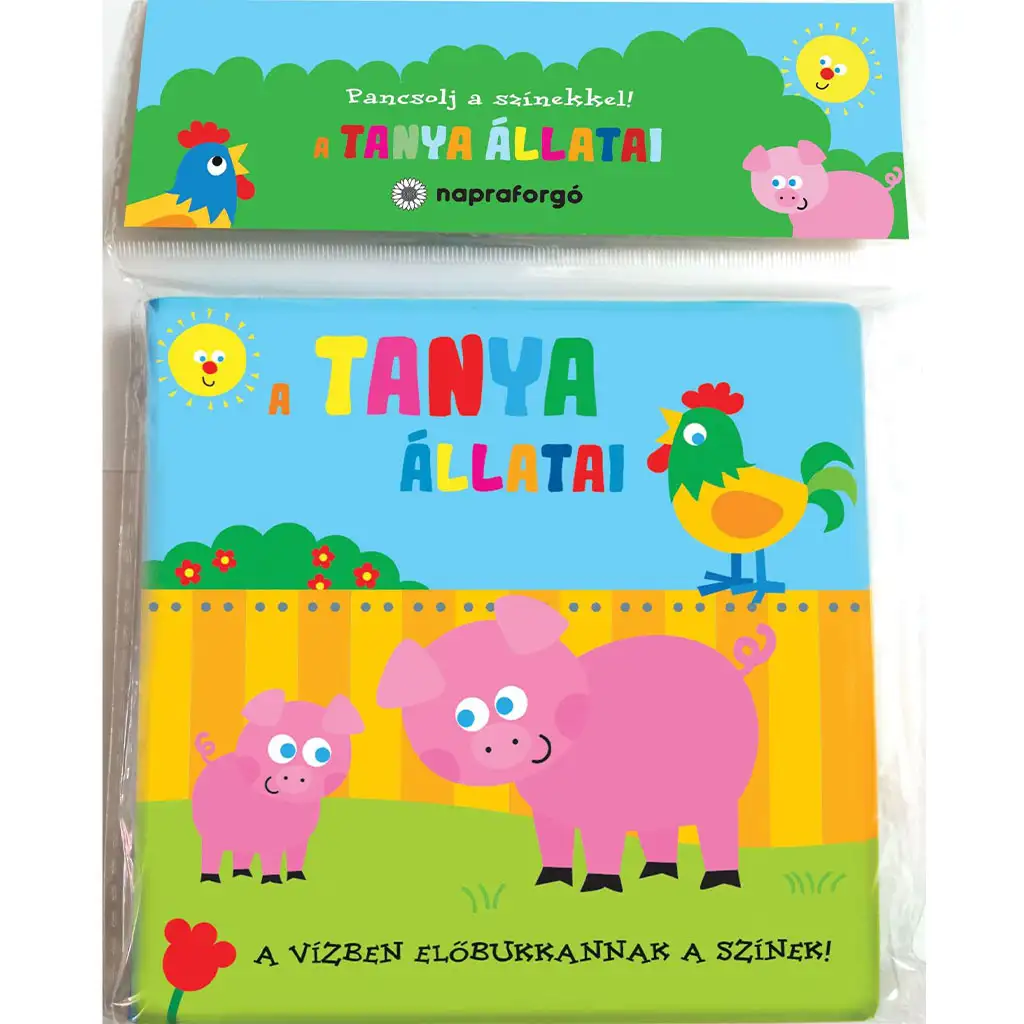 Pancsolj a színekkel! - A tanya állatai pancsoló könyv kép 1