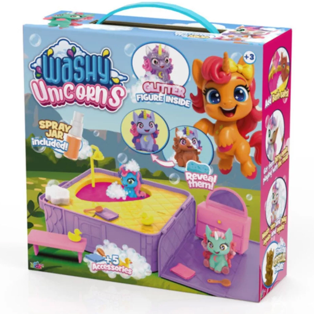 Washy Friends: Color Reveal Pancsoló unikornisok jacuzzival kép 1