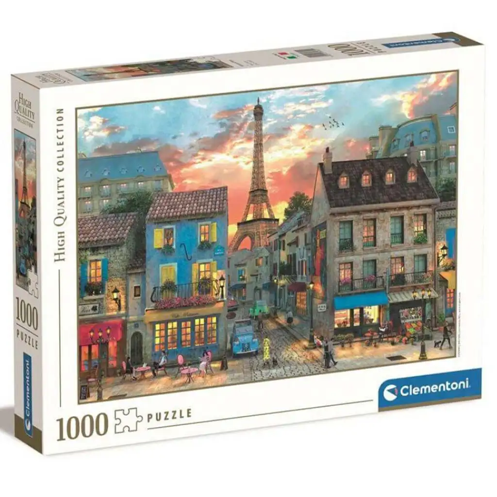 Párizs utcái HQC 1000db-os puzzle - Clementoni kép 1