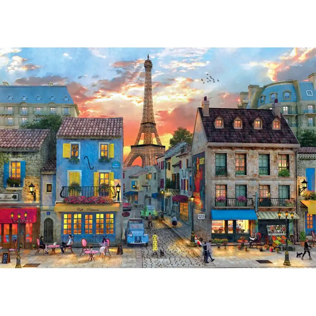 Párizs utcái 1000db-os HQC puzzle - Clementoni kép 2